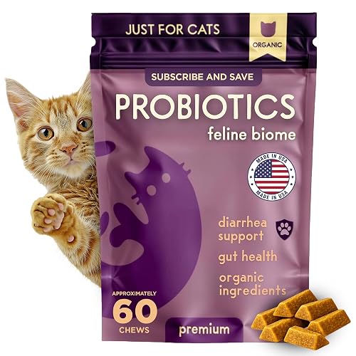 PURPLE CAT Probiotics for Cats, Cat Gut & Digestive Health