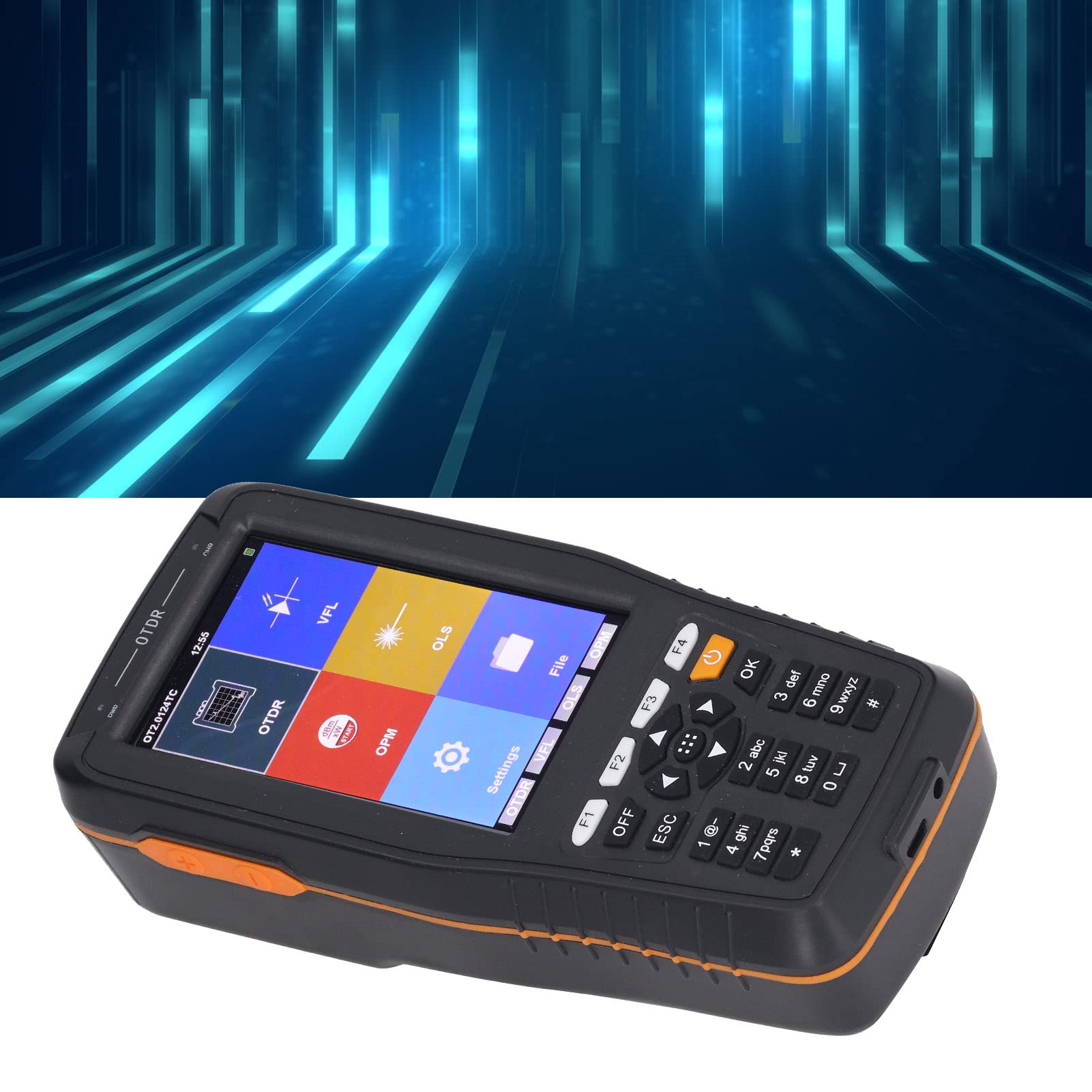 Compteur de Puissance à Fibre Optique 4 en 1, Testeur de Fibre à Interface Universelle FC SC ST, Réflectomètre Optique OTDR dans le Domaine Temporel pour les Communications,