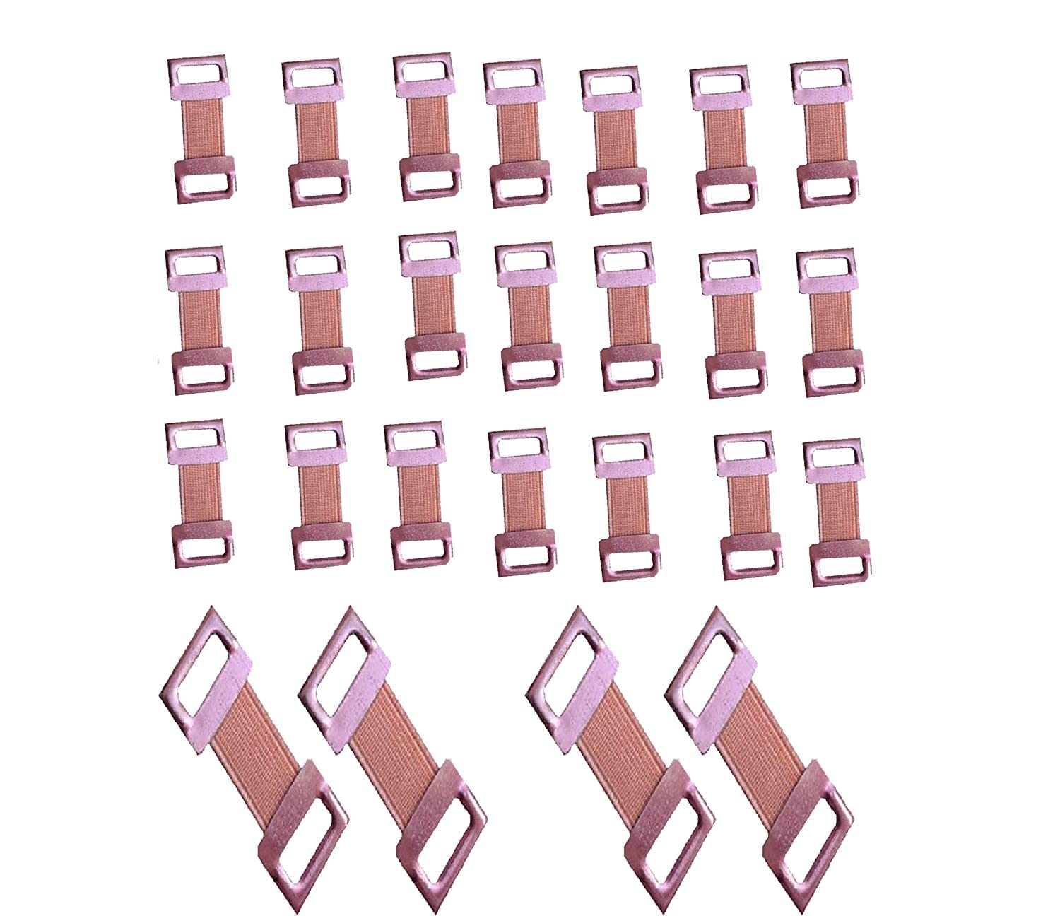 CREPE BANDAGE BROWN CLIPS (30)