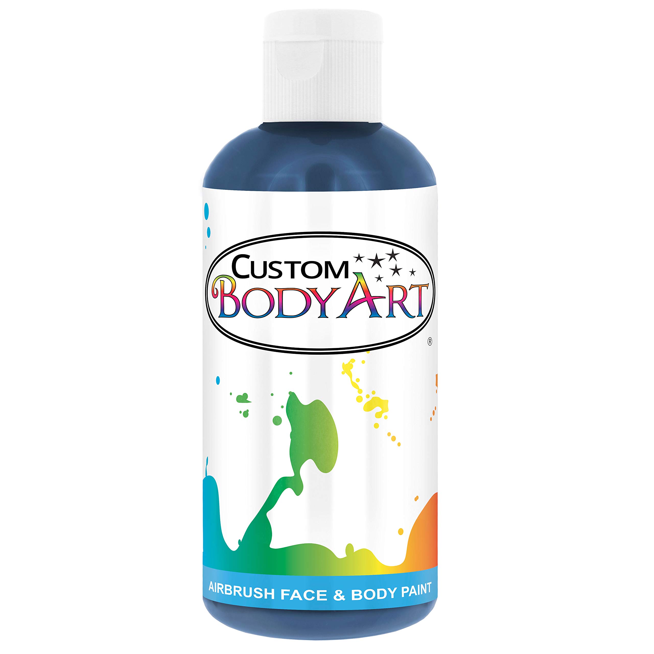 ボディアート＊スプレー＊アートメイク Amazon.com: Custom Body Art 8 oz Blue Water-Based Air Brush Paint