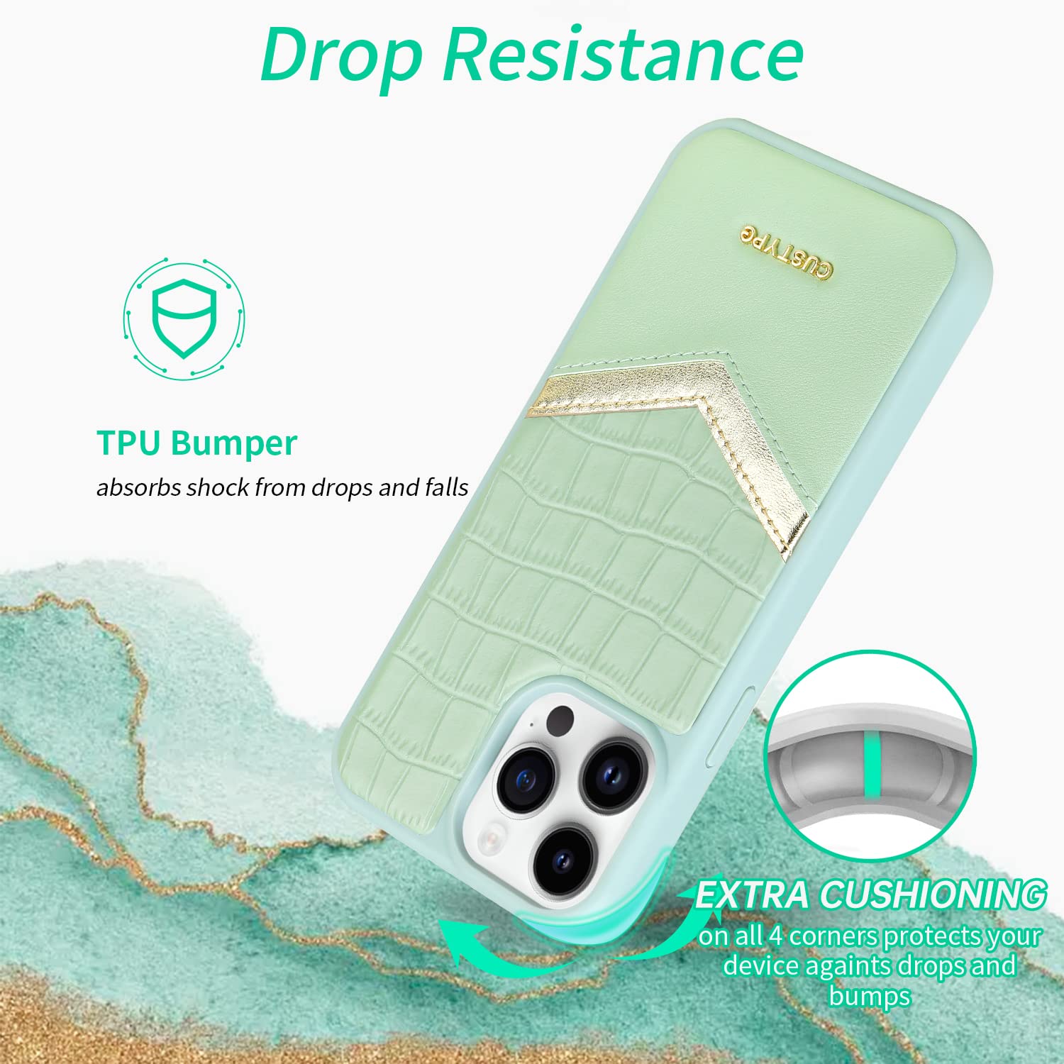 Amazon.com: CUSTYPE Compatible with iPhone 14 Pro Max Case for