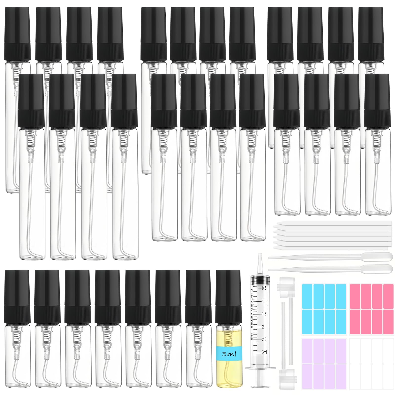 32 sztuki mini rozpylaczy do perfum