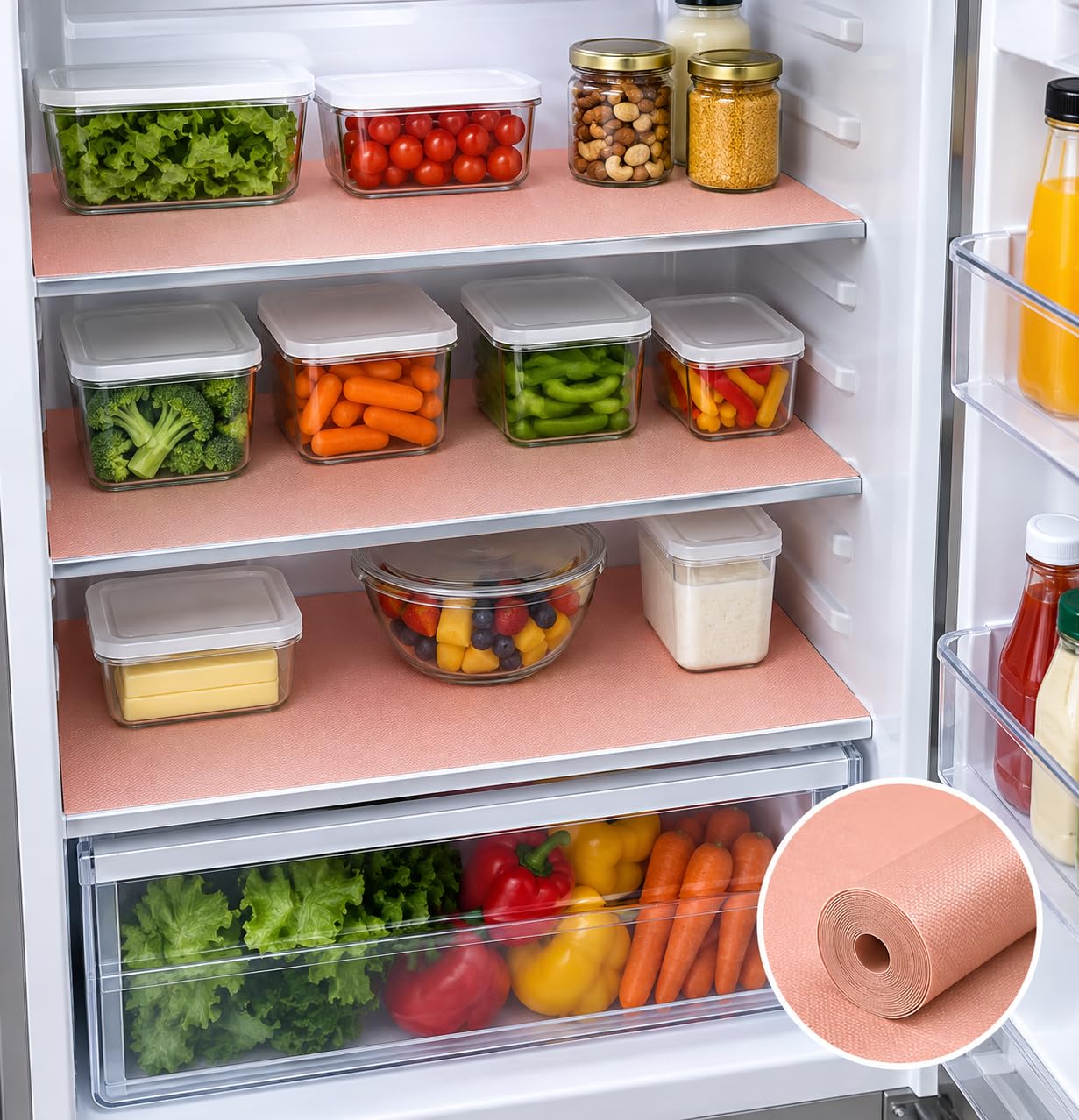 KayJen Shelf Mat - Anti-Slip Fridge & Drawer Liner -31