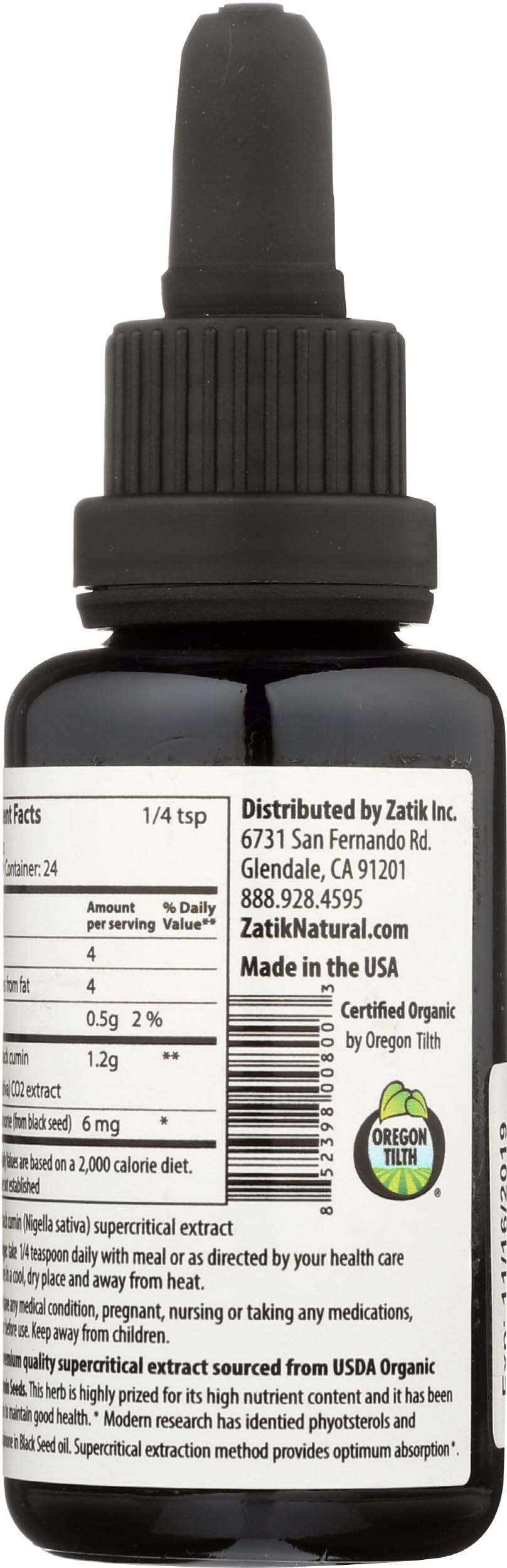 ÉCLAT Botanical Natural Black Amazon.com: Zatik Naturals - Organic Black Seed Full Spectrum
