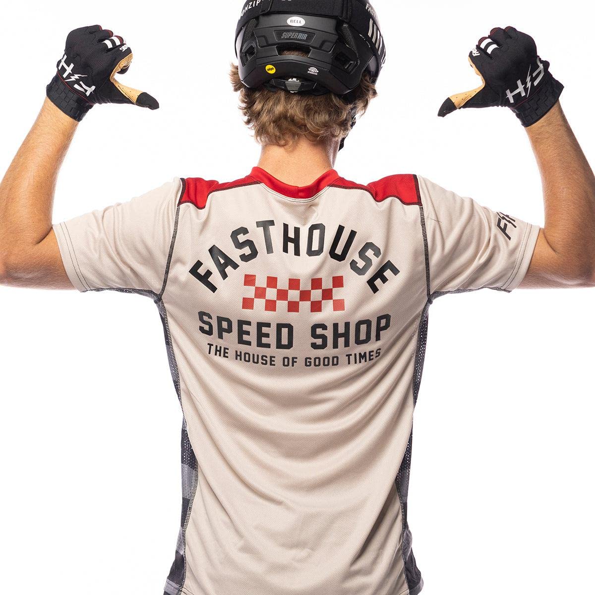 FASTHOUSE Classic Outland Short Sleeve Jersey (Cream, X-Large)