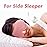Sleep Eye Mask for Men Women, Lash Extensions 3D Sleeping Mask, Travel Blackout Night Blindfold Eye Shade Cover with Adjustable Strap (Pink-3D)