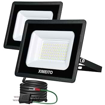 Amazon.co.jp: XIMEITO LED投光器 50w 昼光色 6000LM 6500K 1.8