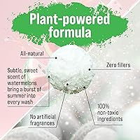 Vista 85 de Rockin' Green Detergente para ropa sucia, a base de plantas, detergente en polvo natural para ropa, vegano y biodegradable, seguro para pieles