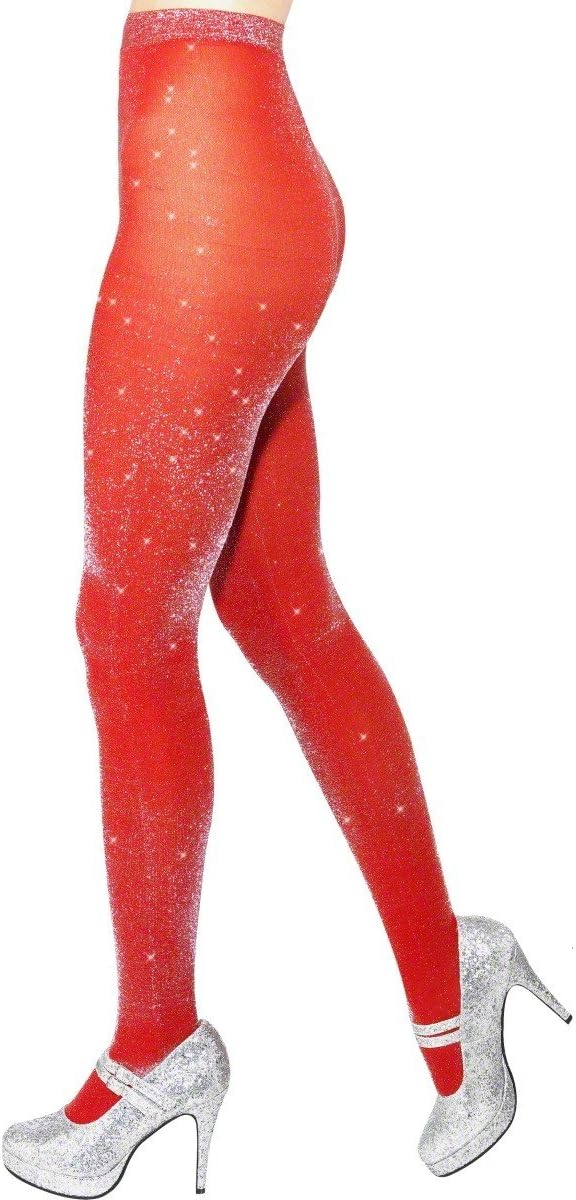 red sparkly tights