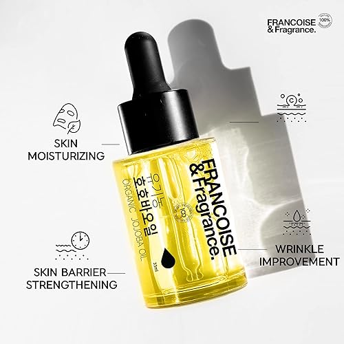 Miniatura 2 de Francoise K-beauty - Aceite virgen sin refinar para rostro orgánico 100% puro para hidratar, aliviar la picazón, eczema, cuidado de la piel sensible
