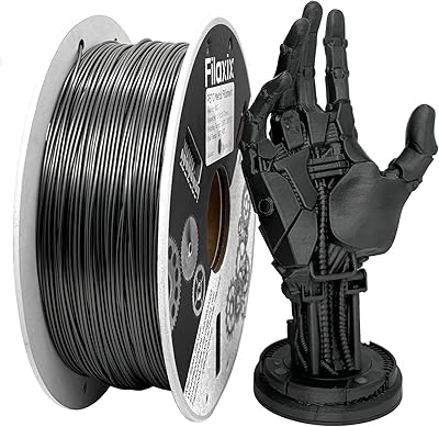 22 – PETG Filament 1.75mm Space Grey, PETG 3D Printing Filament, Compatible with Bambu LAB, K1C,QIDI MAX3,FLASHFORGE Adventurer 5M,Prusa MK4 FDM …