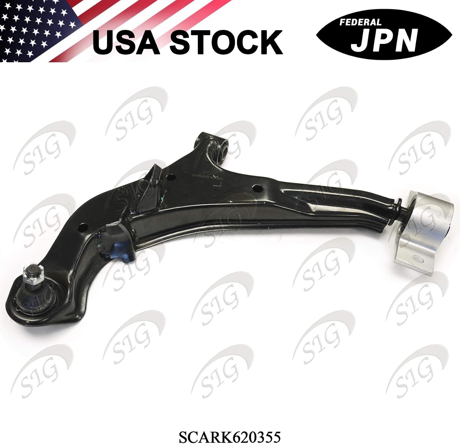 Front Left (Driver Side) Lower Control Arm and Ball Joint Assembly Compatible with Infiniti & Nissan Model I30 & I35 & Maxima (Replacement# 545012Y411, RK620355) - SCARK620355