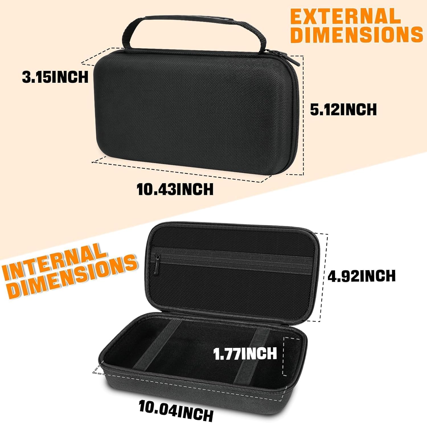 Hard Case for TOPDON TC004 Mini/AMPBANK H128 / FLIR TG165-X/HSFTOOLS F2W - Dedicated Protective Storage for Thermal & Infrared Cameras (Case Only)