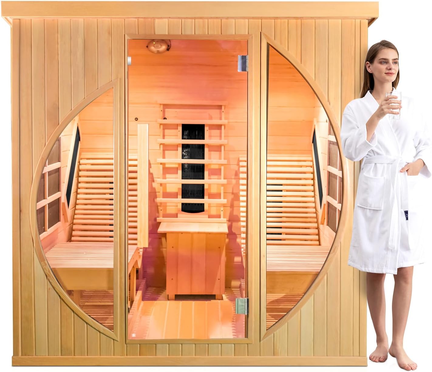 ZONEMEL Waterproof Sauna Tarp – Heavy Duty Cover For Barrel Sauna, Tent Floor, Outdoor Gear, 78.74 X 118.11 Inches