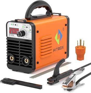HITBOX 200Amp Stick Welder, 110V/220V ARC/Lift TIG Welding Machine