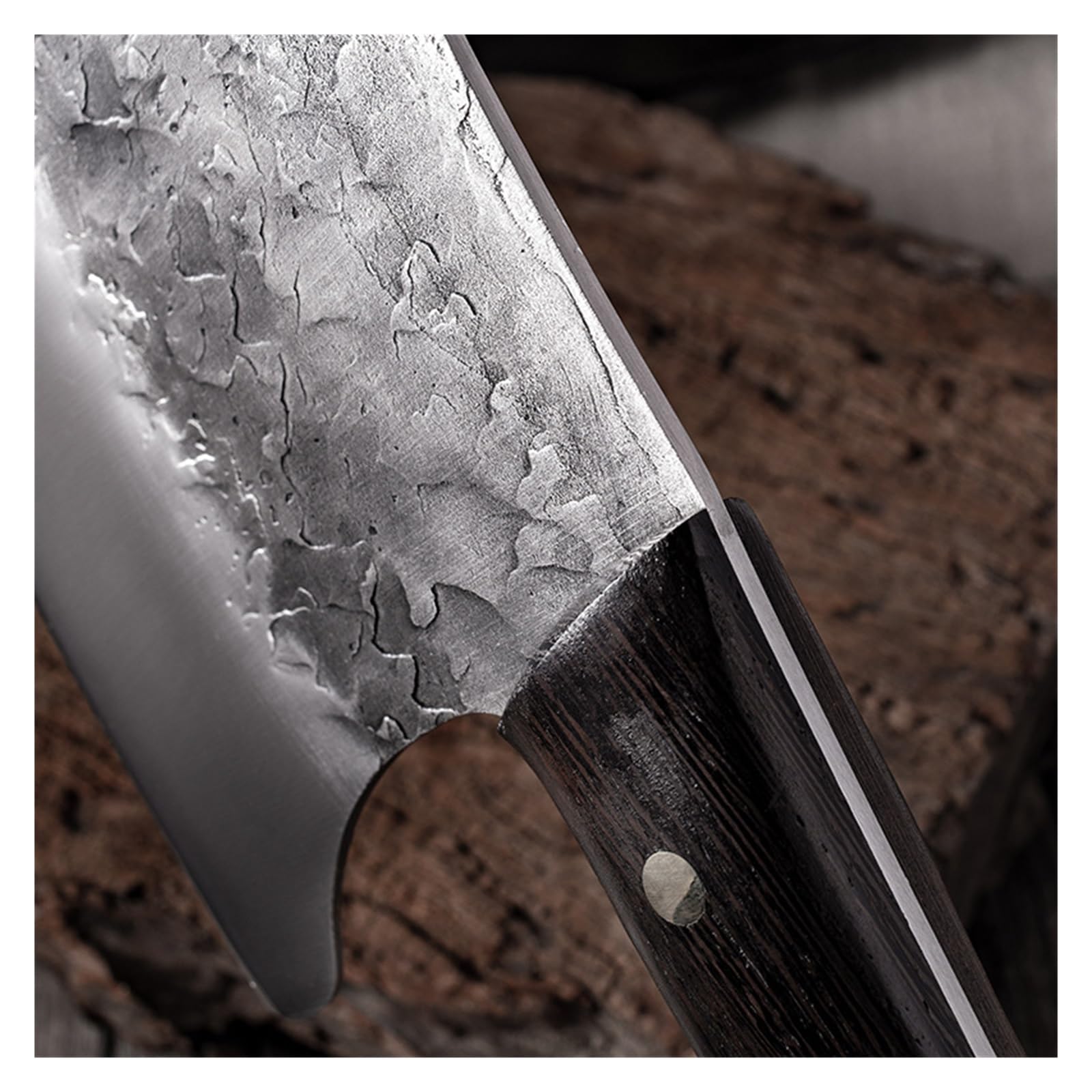 Mannaia da carne forgiata Coltello da macellaio in acciaio ad alto tenore di carbonio Coltello da chef for carne Coltello for verdure