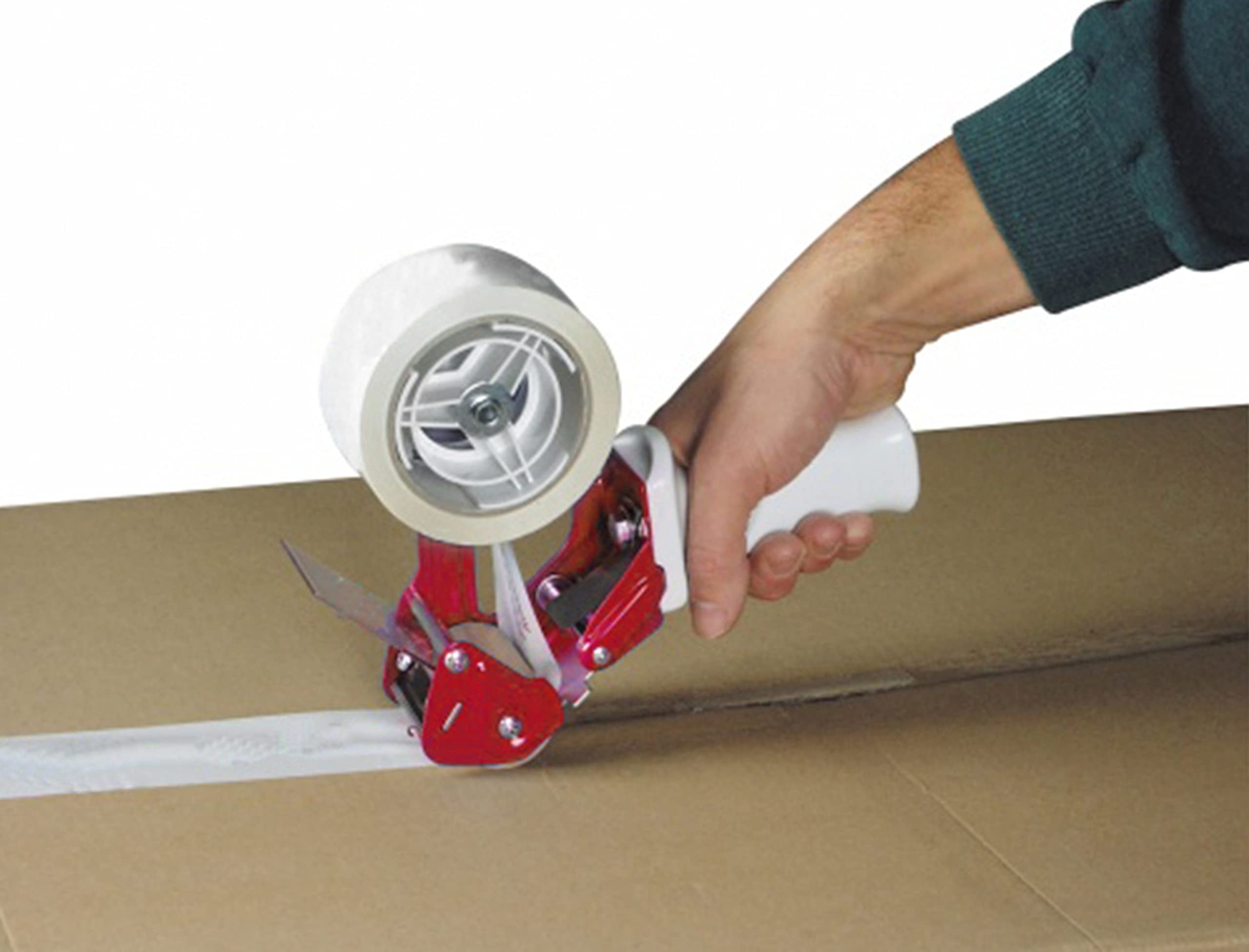 JeCo - Lot de 36 rouleaux de ruban adhésif blanc 50mm x 66 m pour vos envois expédition emballage carton colis