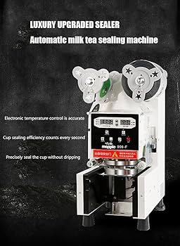 タピオカカップシーラー 自動 Amazon.co.jp: タピオカティープラスチックカップシーラー商業自動