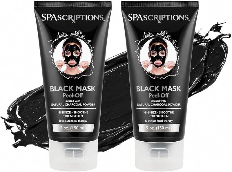 SpaScriptions Máscara facial peel-off de carvão