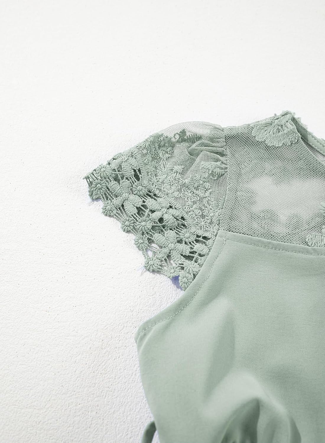 blibean Girls Summer Flower Dresses Semi Formal Lace Wedding Dress Size 6-15 Years - Image 7