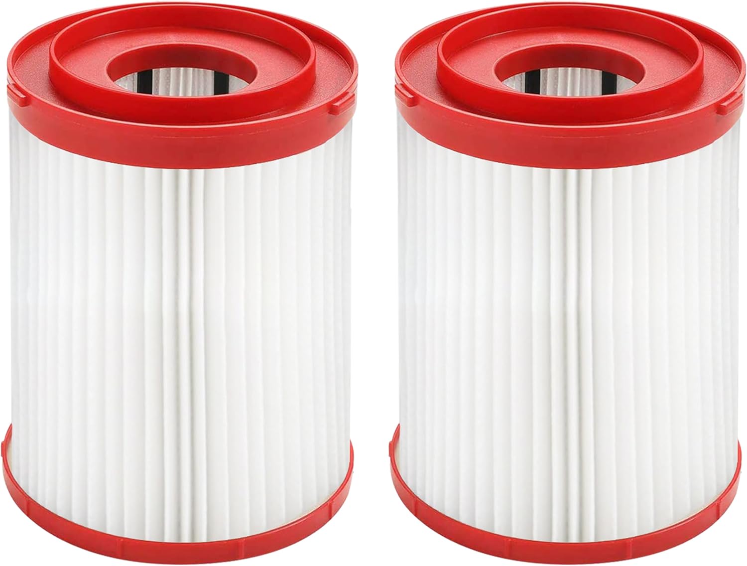 Fette Filter - 49-90-1977 Large Wet/Dry Vacuum HEPA Filter Compatible with Milwaukee M18 Fuel Wet/Dry Vacuums Models 0910-20, 0920-20, 0920-22HD, 0930-22HD, 0931-20 - Part # 49-90-1977 Pack of 2