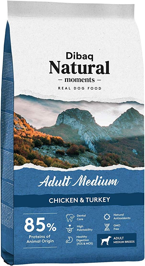 Dibaq Natural Moments Adulto Razas Medianas, 15 kg