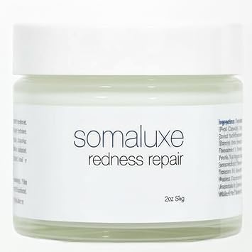 Somaluxe Redness Repair Moisturizer - Relief Lotion for Sensitive Skin and Rosacea, 2 oz