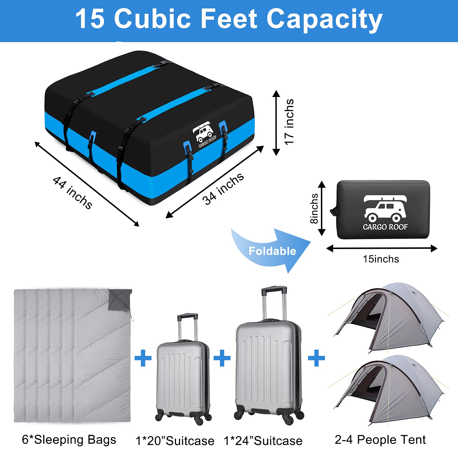 Buy MeeFar Car Roof Bag XBEEK Rooftop top Cargo Carrier Bag 20 Cubic