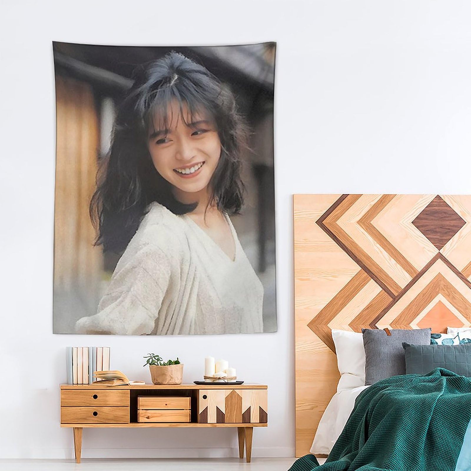 Amazon.co.jp: 中森明菜 タペストリー 吊り下げ ウォール