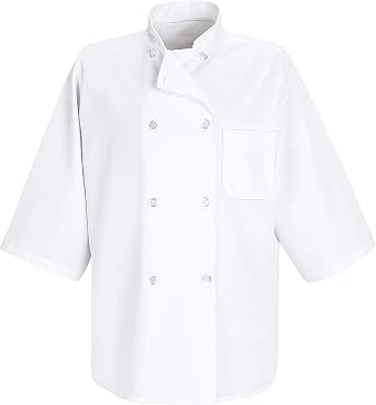 Chef Designs Men's 1/2 Sleeve Chef Coat