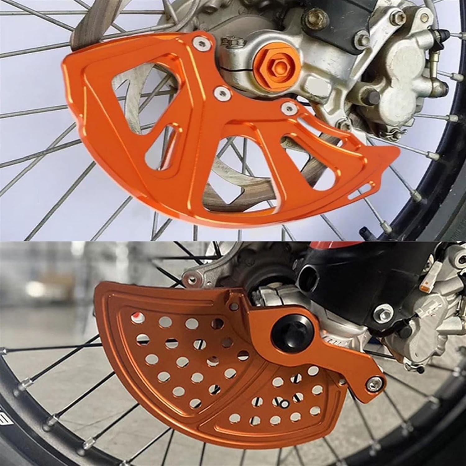 22mm Axle Front Brake Disc Guard Protector Protector Compatible with 125 150 200 250 300 350 400 450 500 XCW/XCF-W/EXC/EXC-F/6 Days 2022