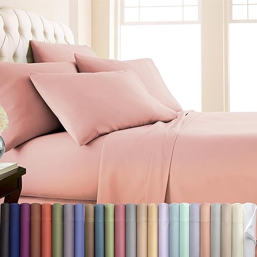 Miniatura 32 de Southshore Fine Living, Inc. Colección premium, juego de sábanas de 6 piezas tamaño Queen con bolsillo profundo y sábana bajera de bolsillo profundo