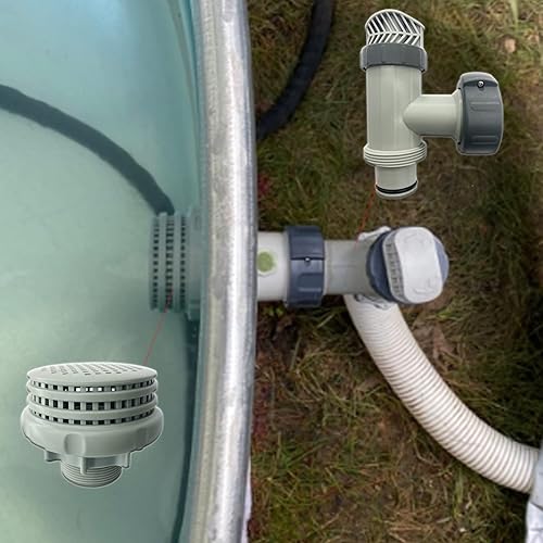 Miniatura 7 de UcarSoon Paquete de 2 válvulas de émbolo, boquilla de agua de entrada y filtro de salida de malla de filtro de rejilla de repuesto para kit de