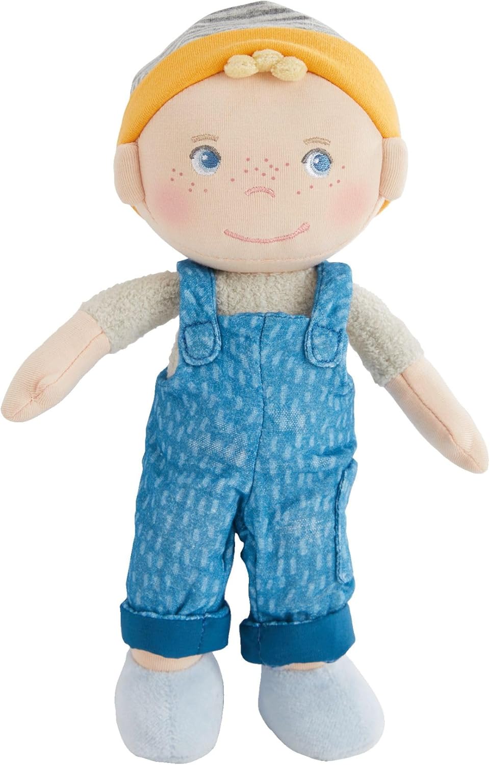 HABA 2011847001 Cuddly Doll in Soft Fabric 25 cm for Babies and Toddlers – No Scratches or Distracting Stitches, from 6 Months – For First Hugs