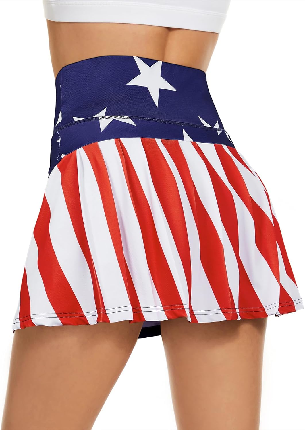 American Trends High Waist Pleated Tennis Skirt with Pockets Skorts Skirts for Women - Image 6