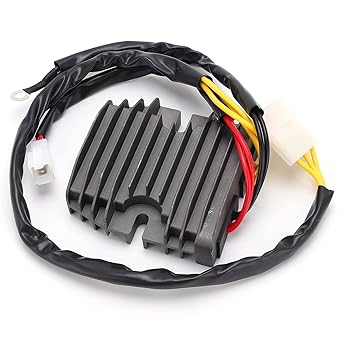 Voltage Regulator, Original Standard Large Heat Sink Fin Design Voltage Rectifier for Motorcycle Accessories for Outdoor