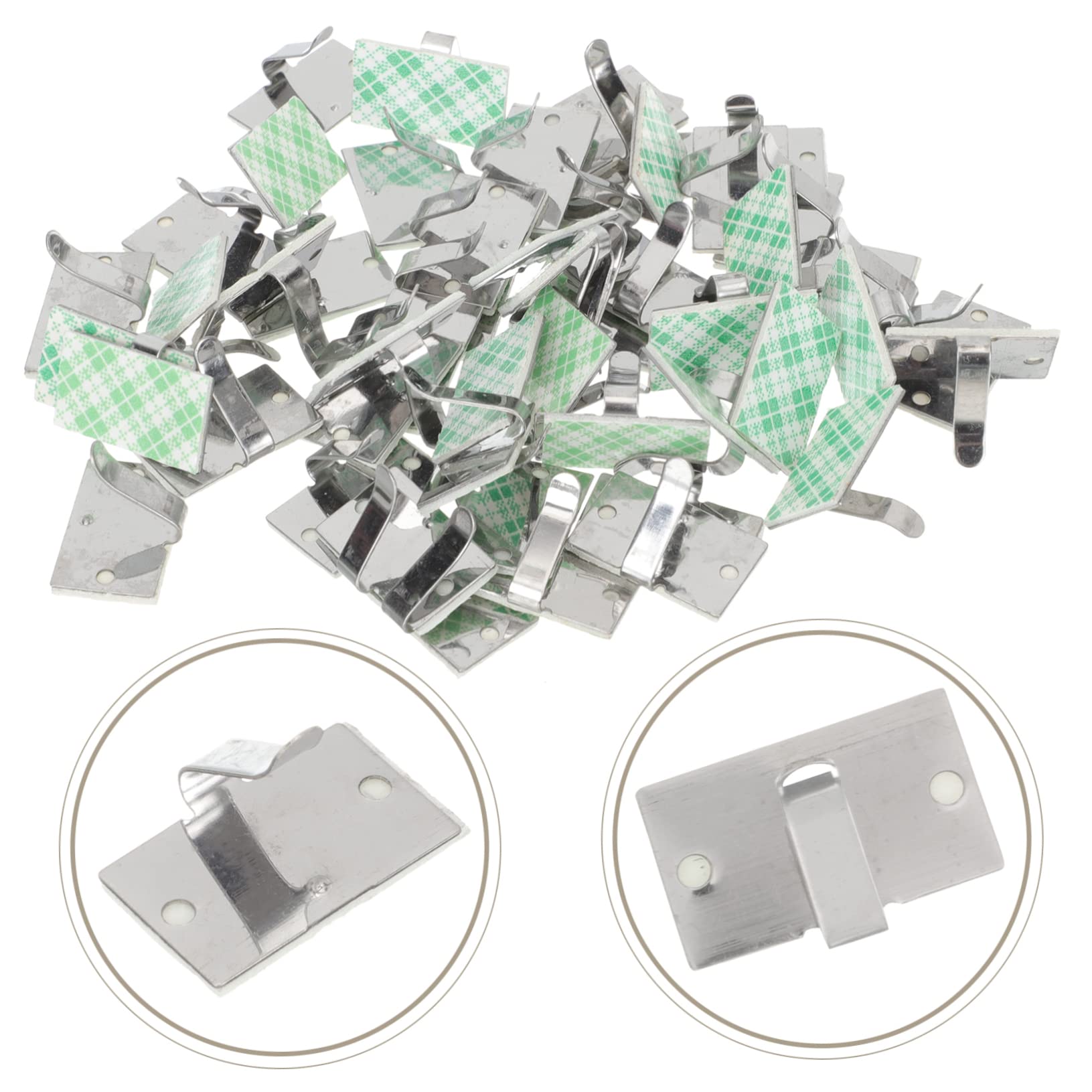 DOITOOL 3 Sets Selbstklebende Kabelclips Mit Starkem Halt Drahtklemmen Für Drahtkabel Kabel-organizer Für Geräte Schreibtisch-draht-organizer Zum Aufkleben Von Drahtclips 50 Stück * 3