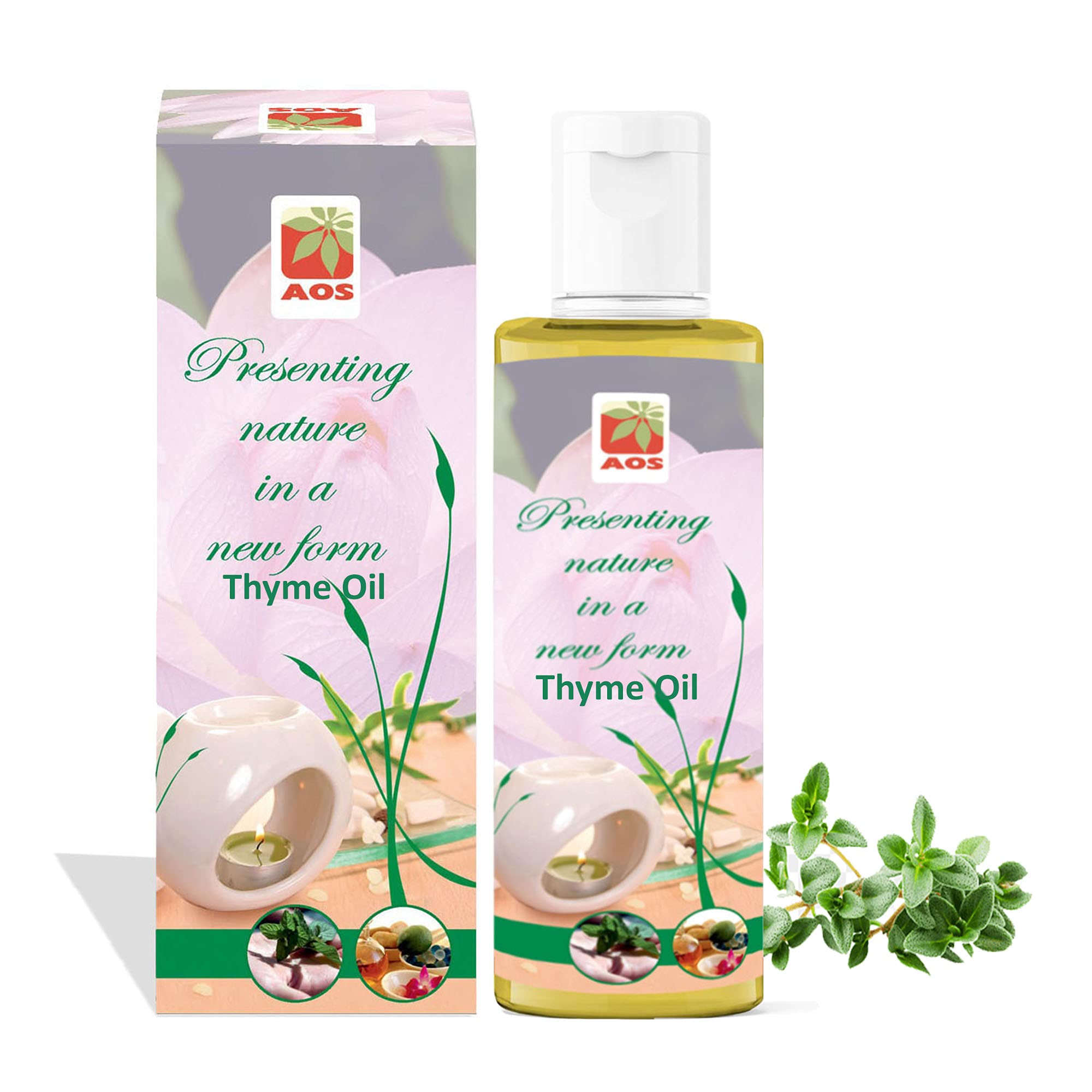 AOS Products 100% Pure Thyme Essential Oil - 60 ml
