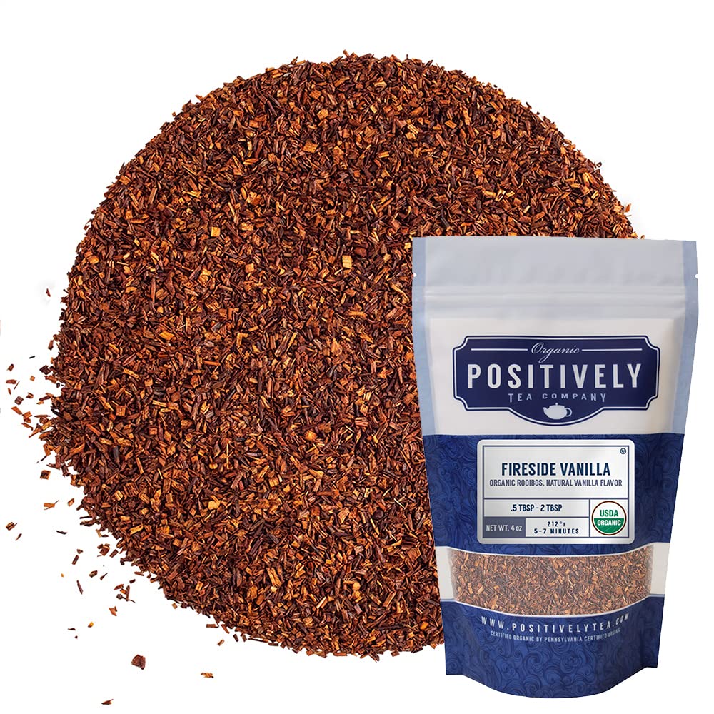 Organic Positively Tea Company, Fireside Vanilla Rooibos