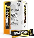 BODYARMOR Flash I.V. Electrolyte Packets, Tropical Punch, Zero Sugar Drink Mix, Single Serve Packs, Coconut Water Powder, Hydration for Workout, Travel Essential, Just Add Sticks to Liquid (15 Count)