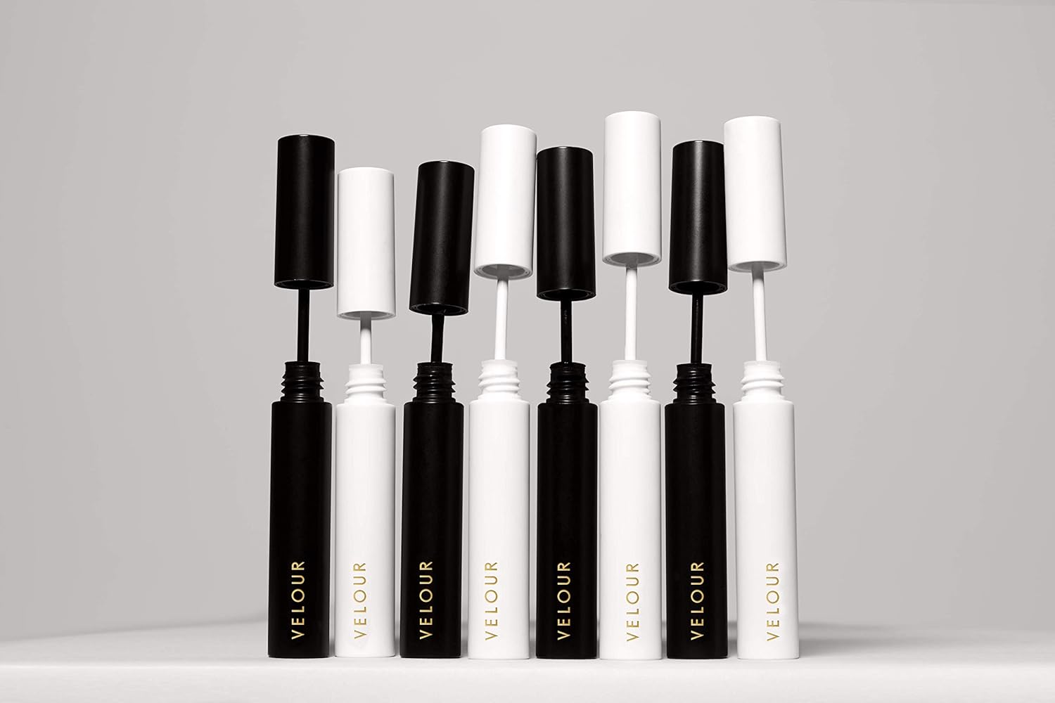 Velour Eyelash Glue - Strong Hold White Lash Adhesive - Brush On Applicator. Premium hypoallergenic, latex-free adhesive for strip eyelash extension, false eyelashes, mink lashes : Beauty & Personal Care