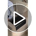 Image of Home Sparkle Premium Couch Armrest Tray Black 2-in-1 | Engineered Wood | Foldable Anti-Slip Serving Tray for Coffee, Snacks & TV Time | Sofa Arm Organizer with Cup Holder & Phone Stand