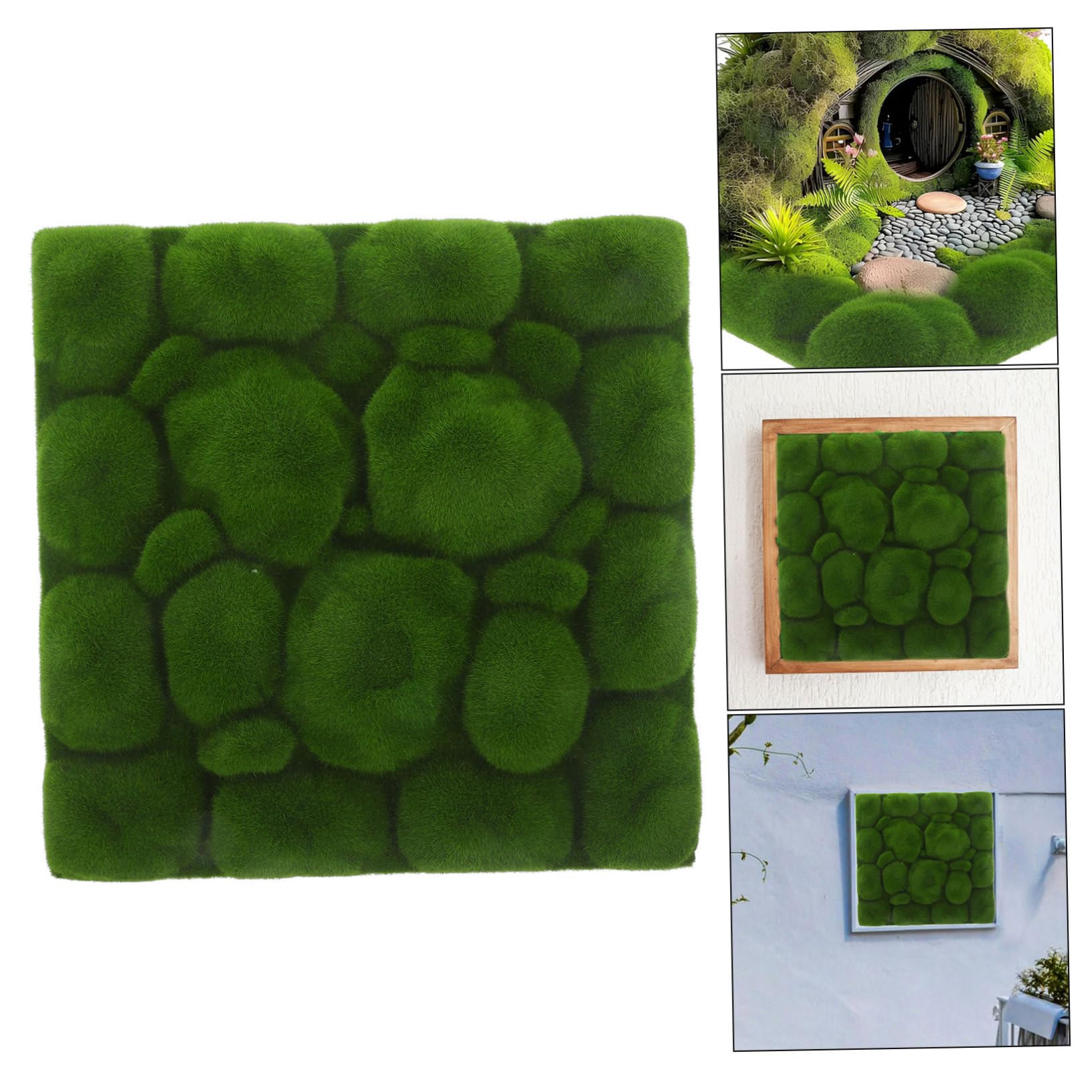 Alipis 4stücke Künstliche Moosmatte Realistisches Kunstmoos Für Garten Landschaft Dekorative Wandverkleidung Für Bonsai Blumentöpfe Und Feengärten