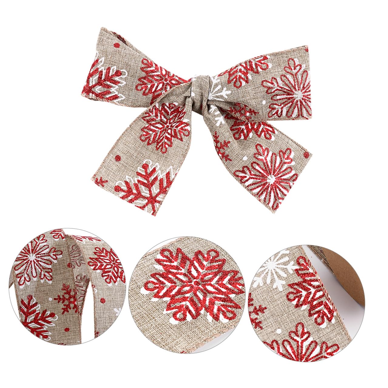 DOITOOL 3 Rollos Cinta Decorativa Navideña con Motivos Clásicos de de Metros para Manualidades DIY Envoltura de Regalos y Decoración de Pasteles Accesorio Esencial para Adornar Árbol y