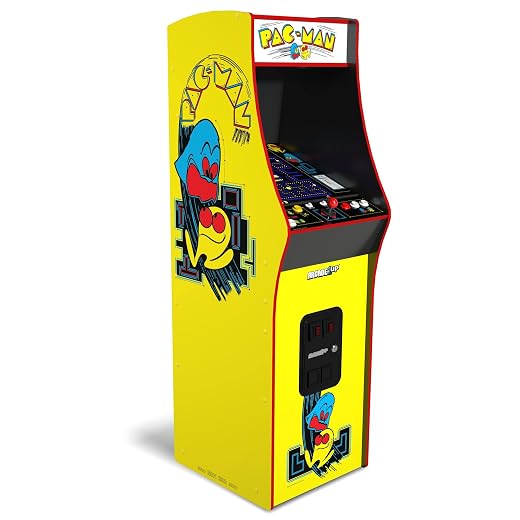 Arcade1Up PAC-Man Deluxe Arcade Machine for Home - 5 Feet Tall - 14 Classic Games