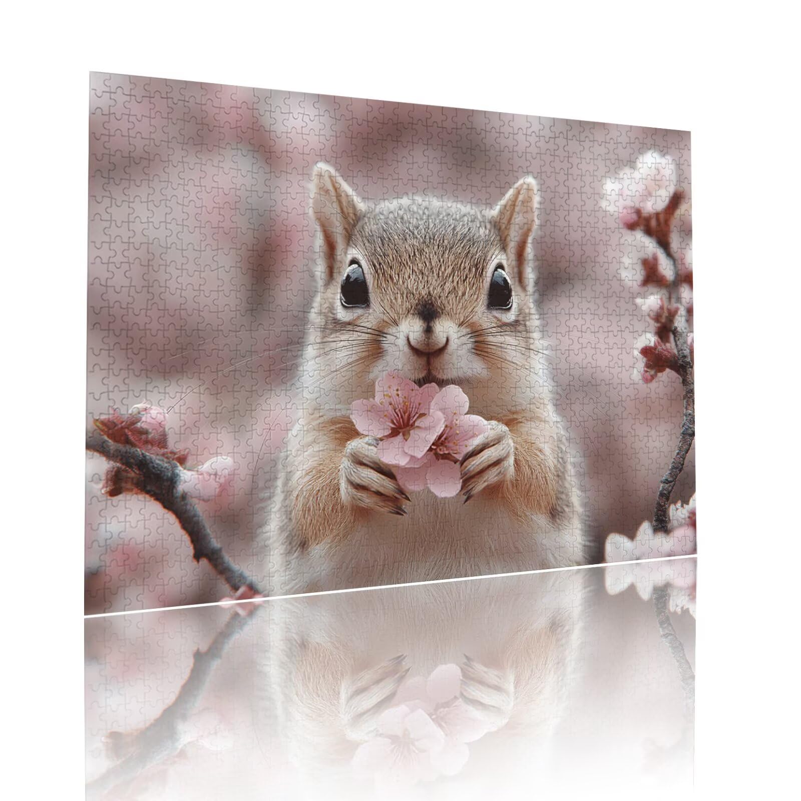 Puzzle Erwachsene 2000 Teile Eichhörnchen Blume Educa Jigsaw für Kinder ab 8 Jahren Mädchen Jungen, Erwachsene Impossible Klassische Puzzles Schwer, Anspruchsvoll Spielspaß, Geschenke 70x99cm t-932