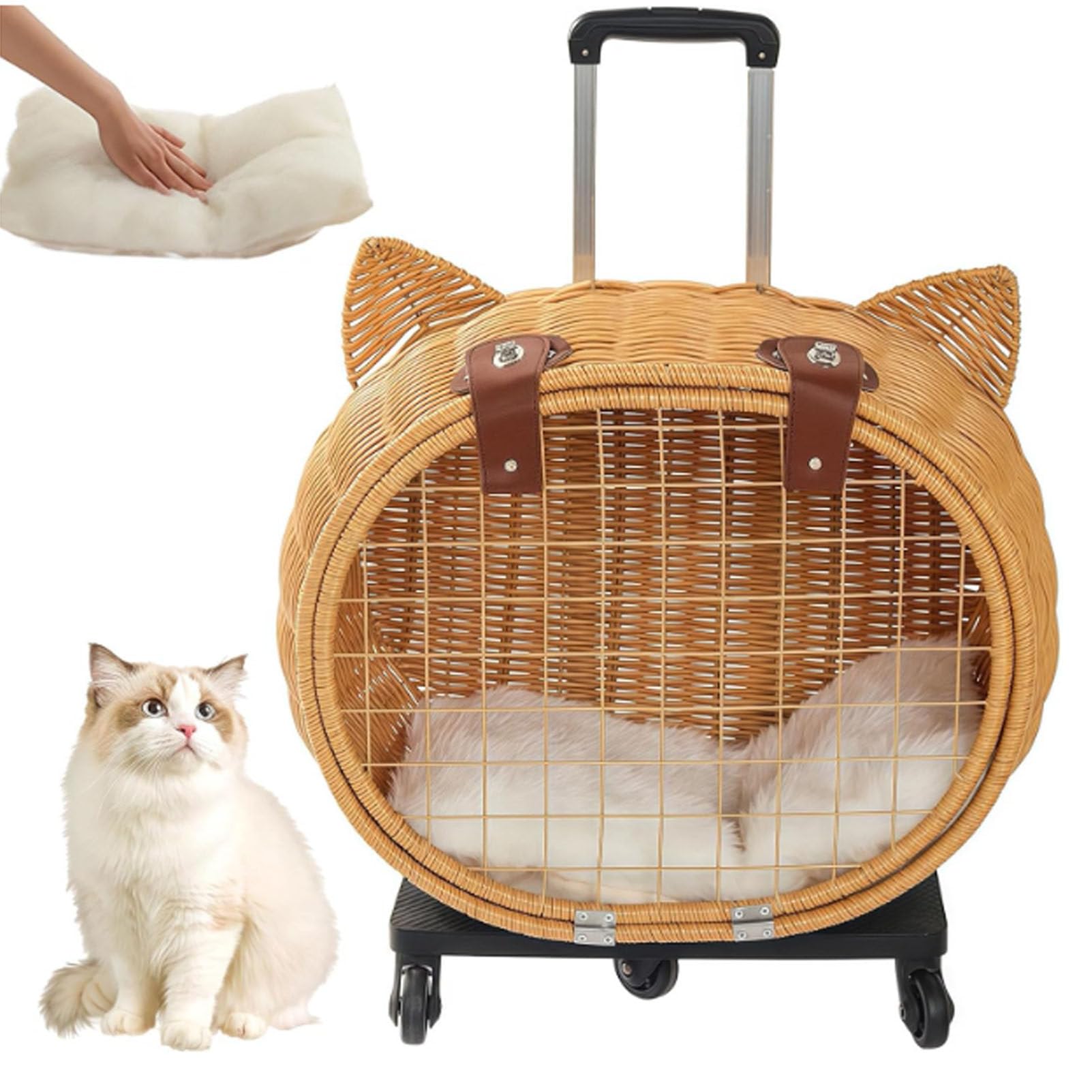 Maletín para mascotas ventilado que soluciona los traslados pesados 1