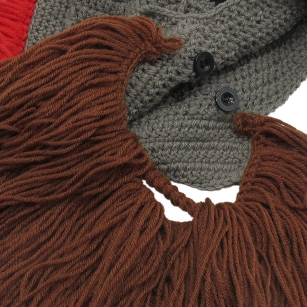 Wig Beard Hats Handmade Knit Warm Winter Caps Ski Funny Mask Beanie for Men Women YEKEYI - Image 8