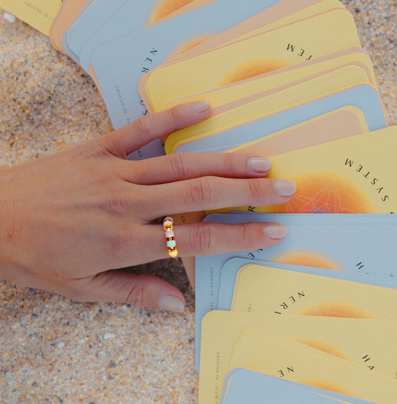 Pura Vida Pastel Bead Fidget Ring