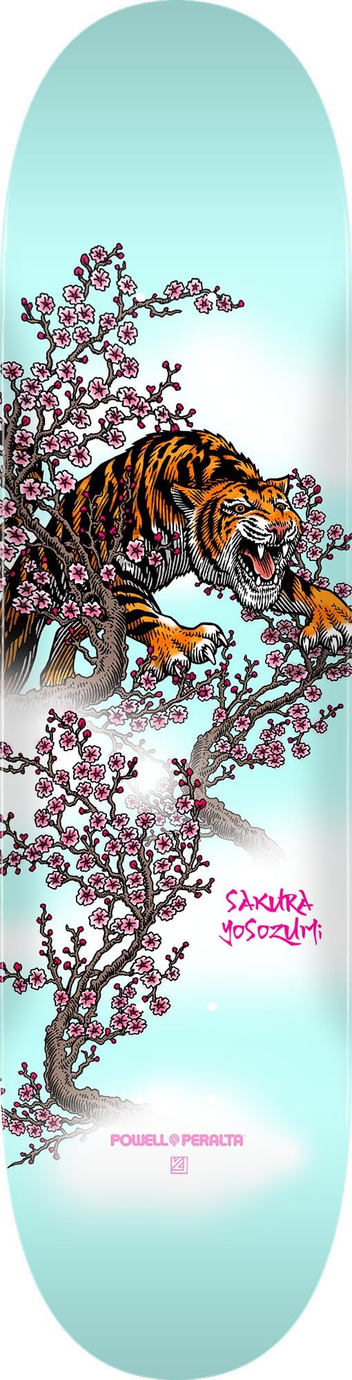Sakura Yosozumi Tiger Skateboard Decks